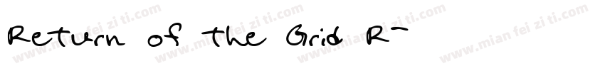 Return of the Grid R字体转换